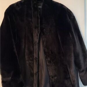 Express Black Teddy Jacket